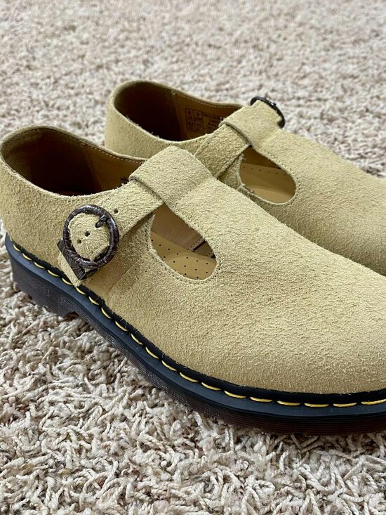 Dr. Martens Other - Dr. Martens T-Bar Mary Jane Suede Leather Shoes, Men’s Size 9 / Women’s Size 10